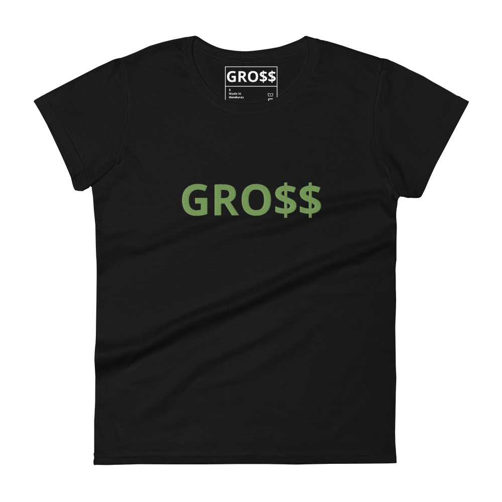 GRO$$ CLASSIC (KIWI GREEN) Women's short sleeve t-shirt