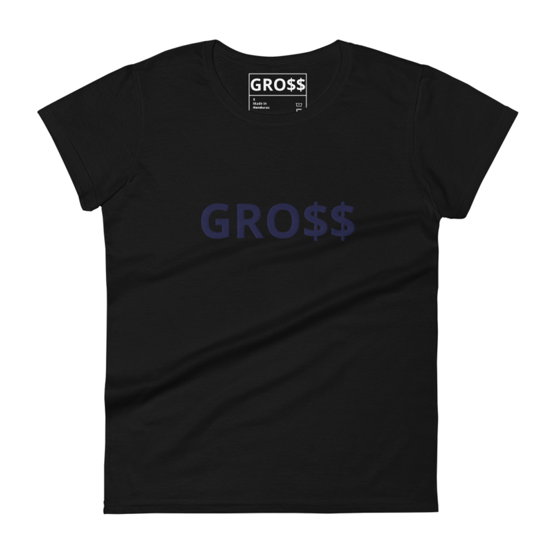 GRO$$ CLASSIC (NAVY BLUE) Women's short sleeve t-shirt