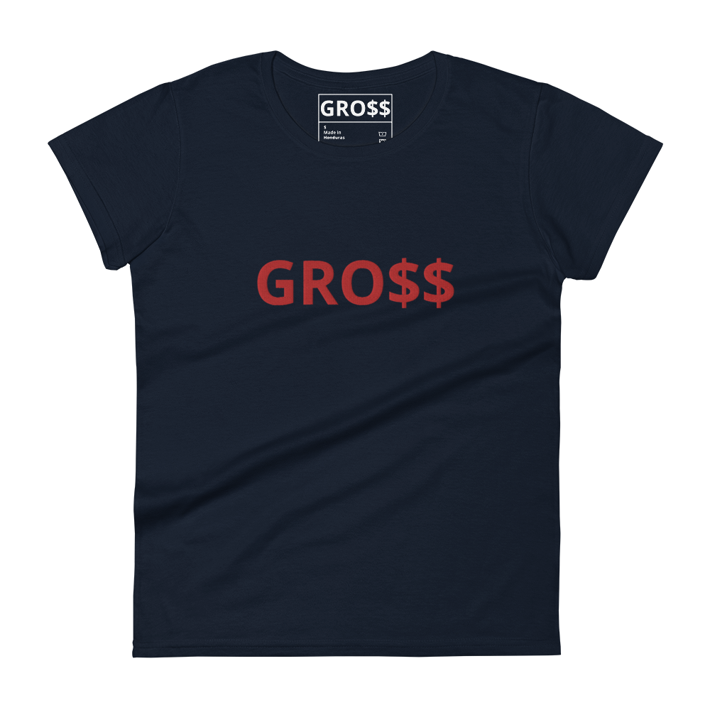 GRO$$ CLASSIC (RED) Women's short sleeve t-shirt