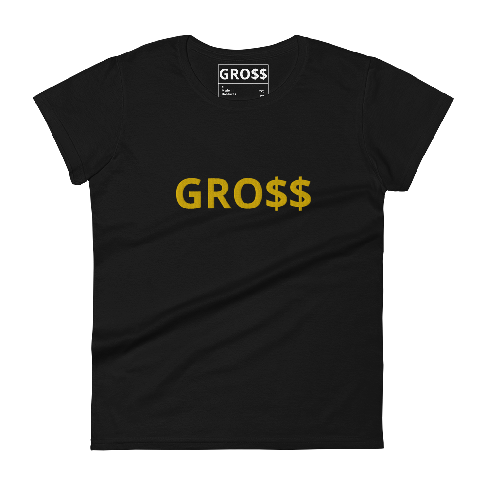 GRO$$ CLASSIC (YELLOW GOLD) Women's short sleeve t-shirt