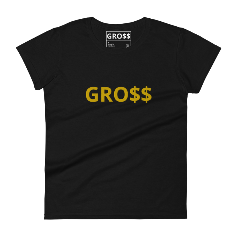 GRO$$ CLASSIC (YELLOW GOLD) Women's short sleeve t-shirt