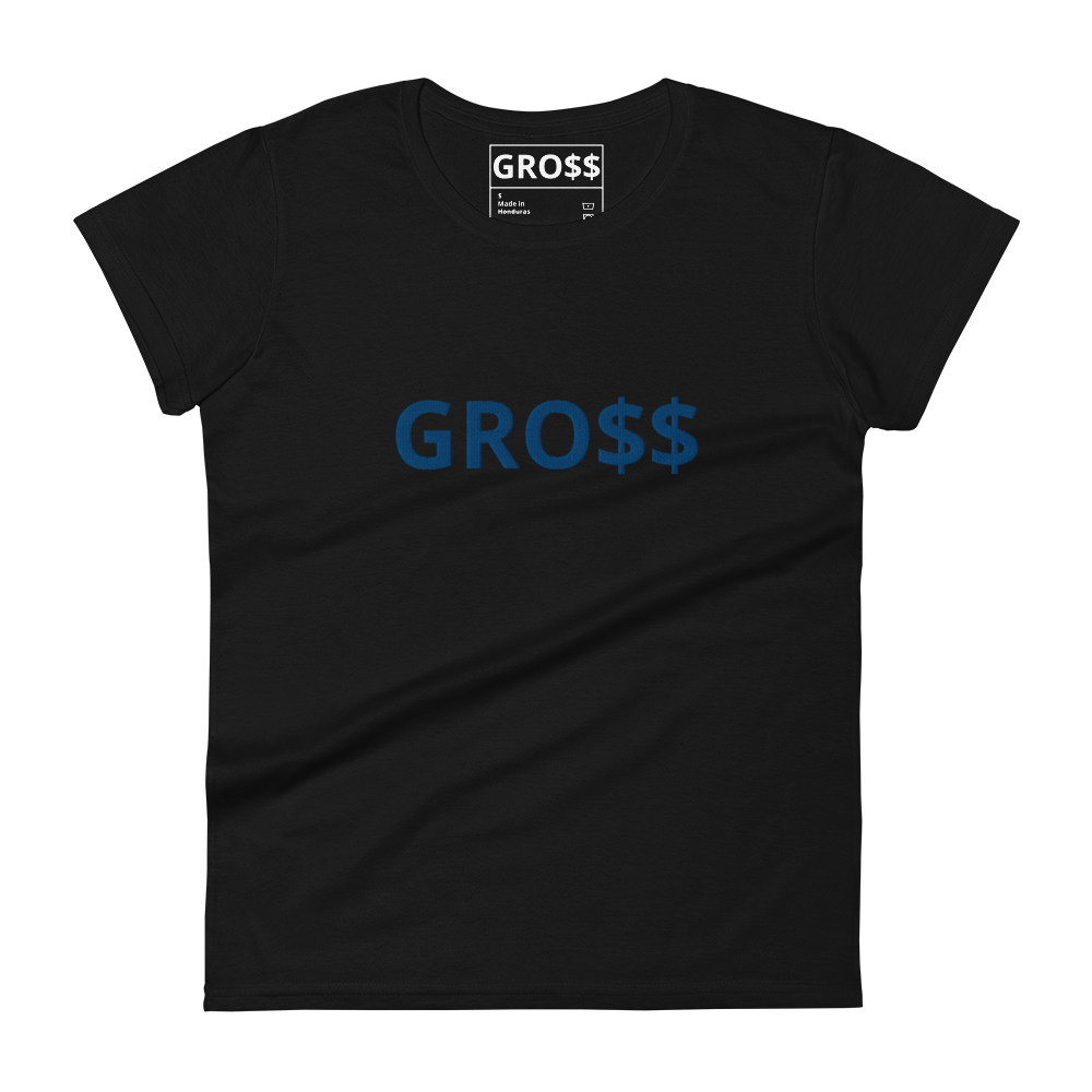 GRO$$ CLASSIC (ROYAL BLUE) Women's short sleeve t-shirt