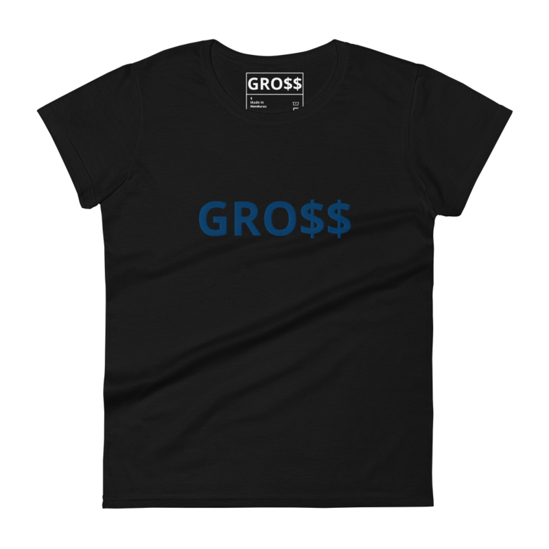 GRO$$ CLASSIC (ROYAL BLUE) Women's short sleeve t-shirt