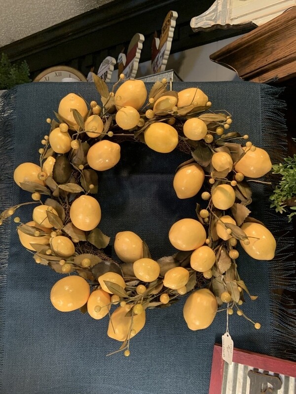 Lemon wreath