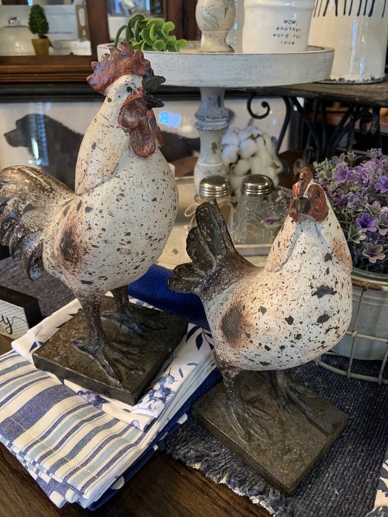 Rooster 10" tall 7''wide