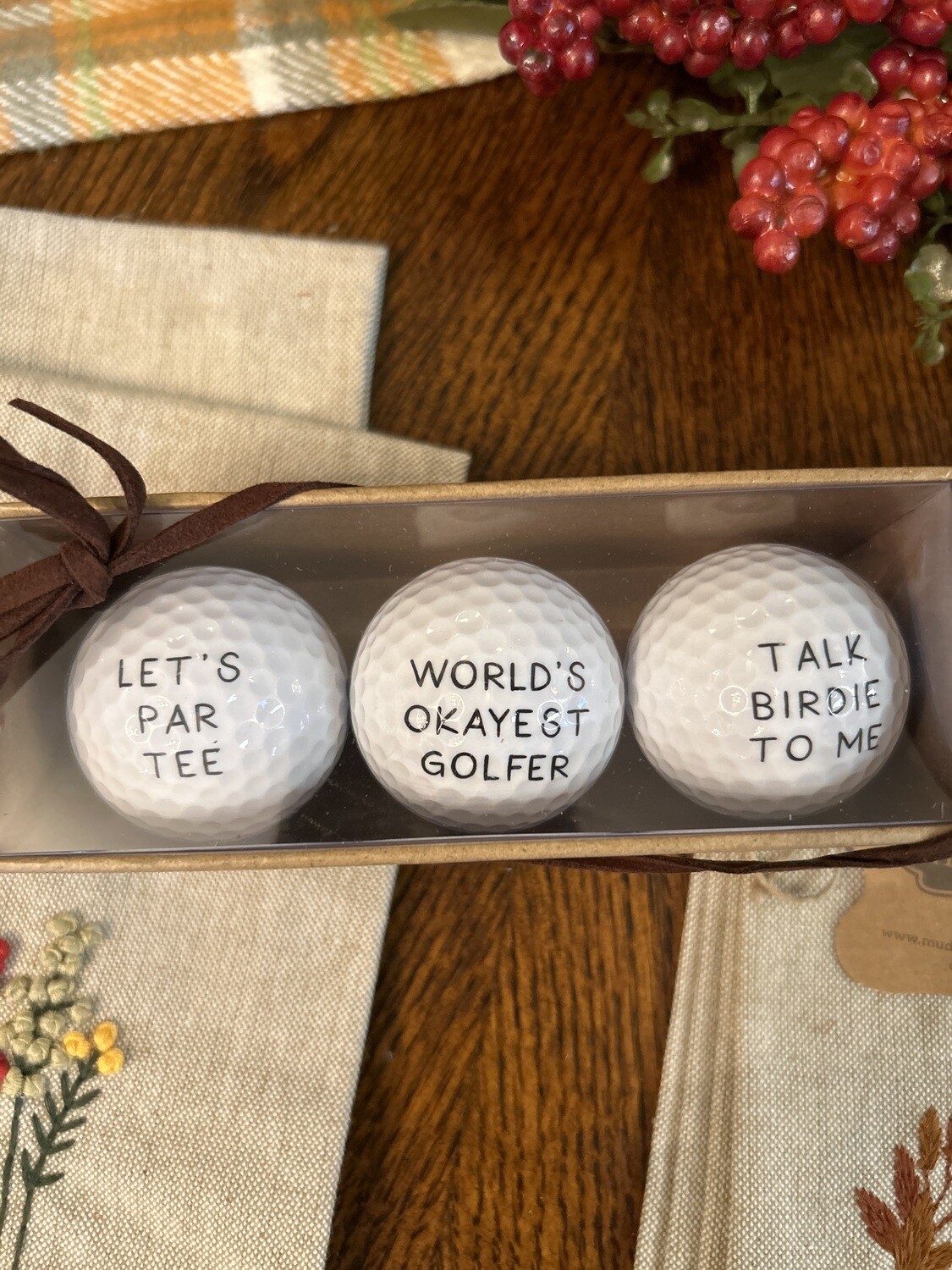 Humorous golf balls set 3