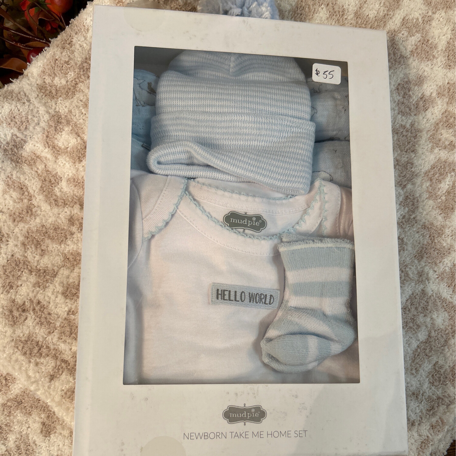 Newborn Take Me Home Set Boy Mudpie