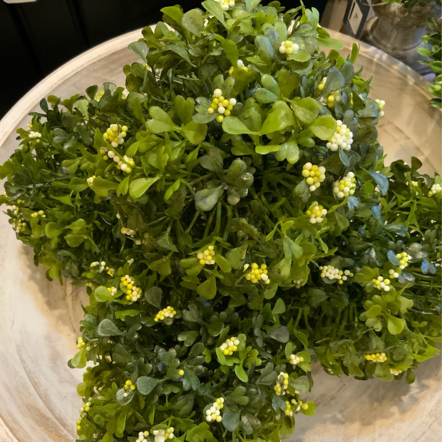 Faux Boxwood Ball 5”