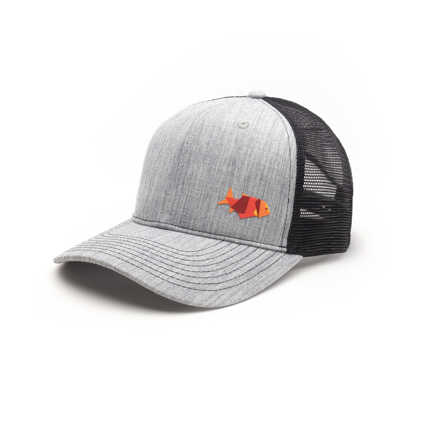 Fly-Fishing Edition Trucker Hat with Rubber Patch Logo