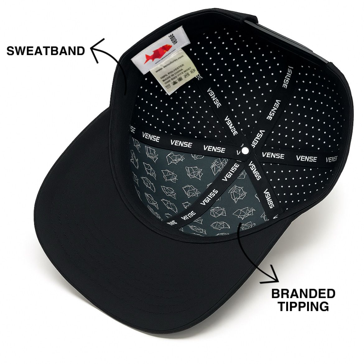 SNAPBACK CAP WATERPROOF RUBBER PATCH