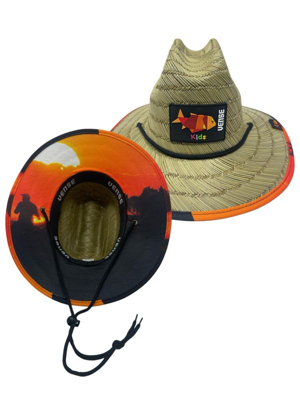 Sunrise Lifeguard Straw Hat for Kids