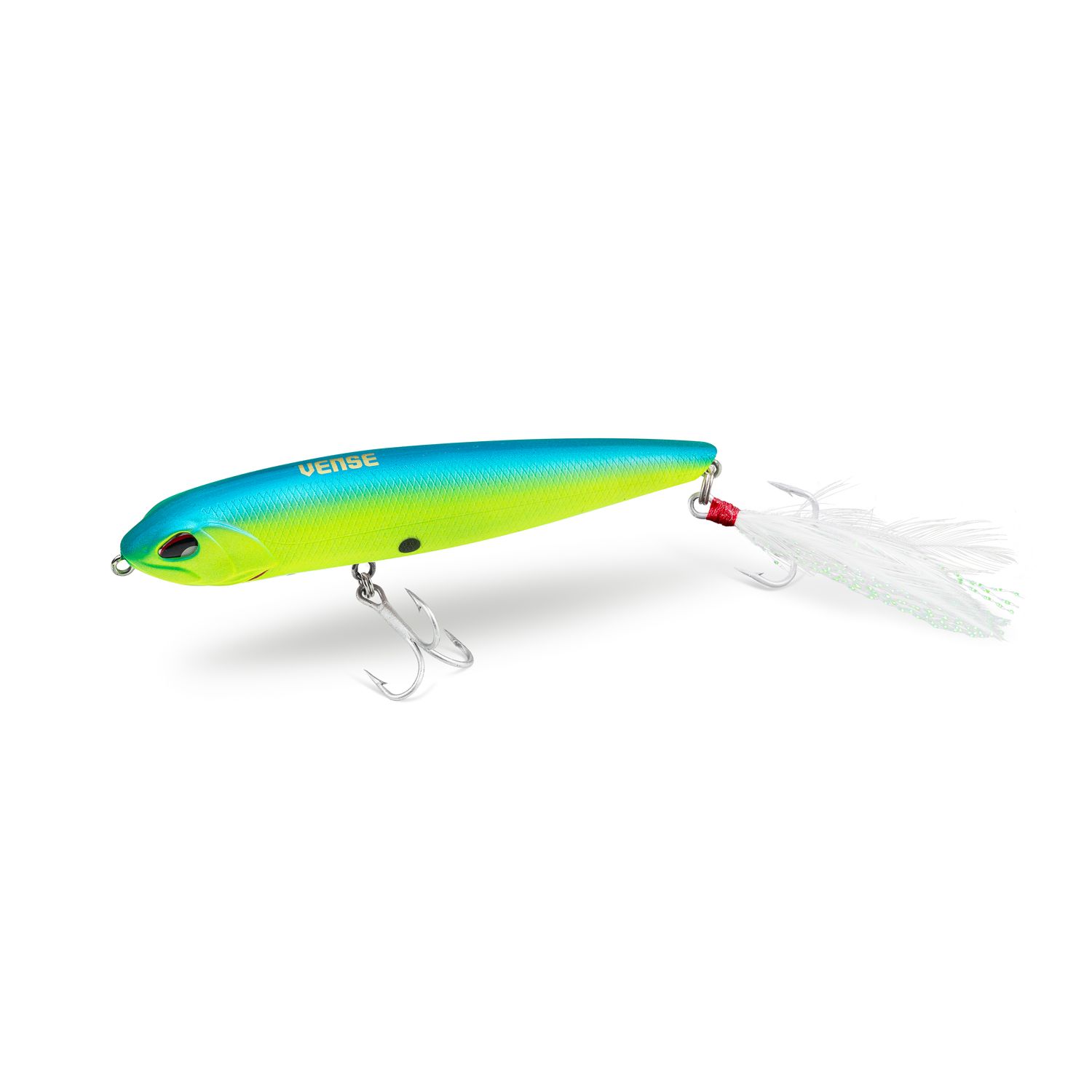 Tumbao 130 Surface Lure, Color: BLUEBACK CHART 002