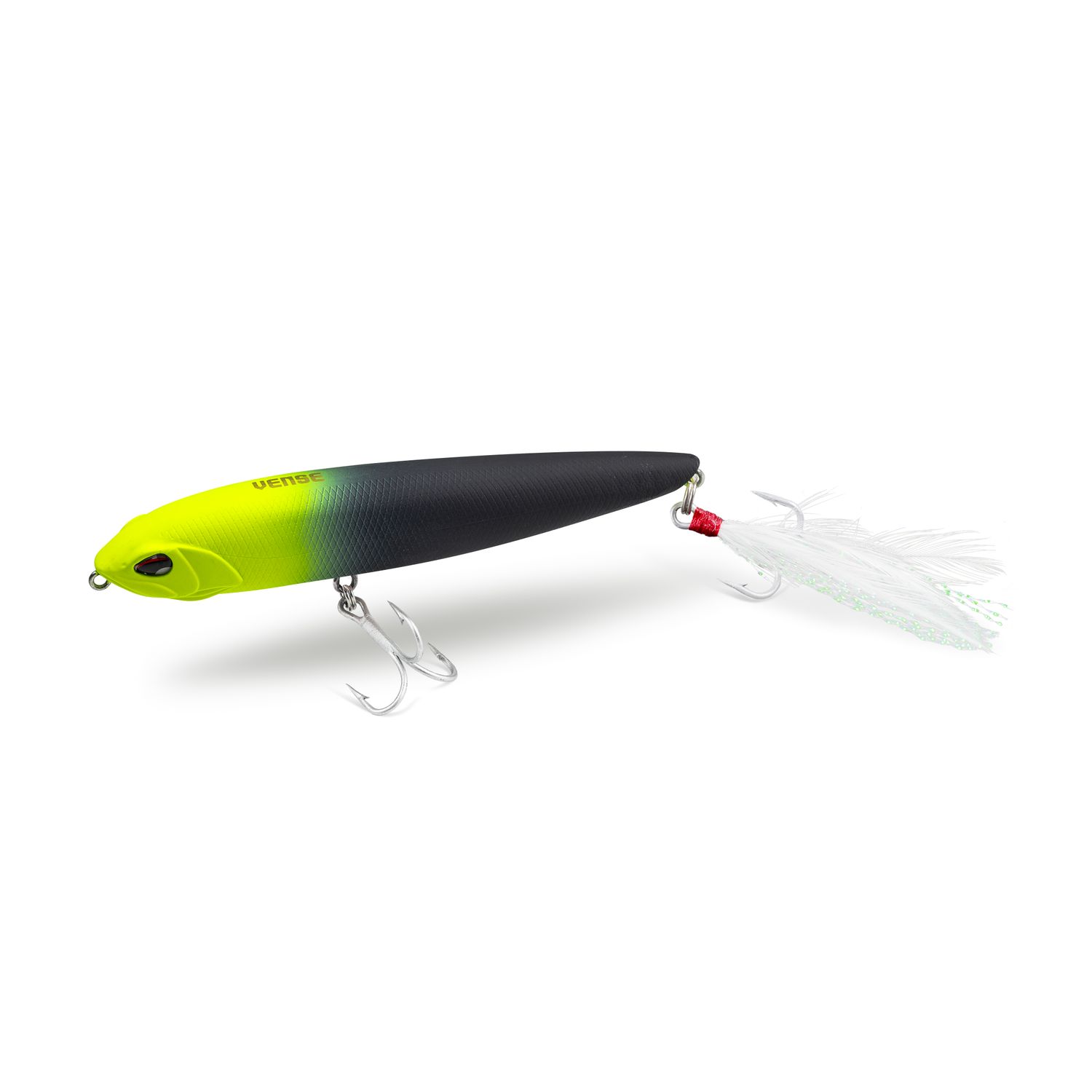 Tumbao 150 Surface Lure, Color: MATTE LIGHTING BLACK 043