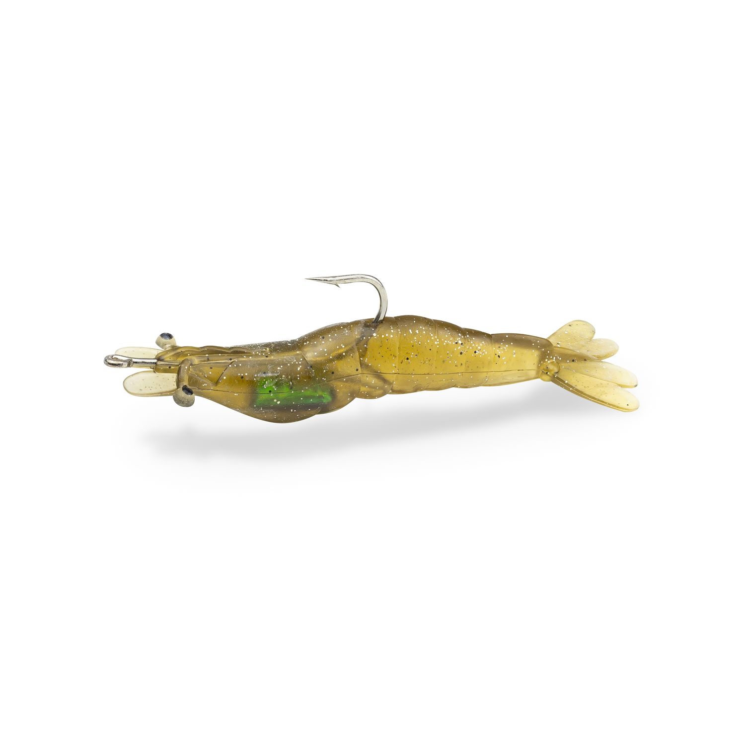 305 Rubber Shrimp  4" Pre-Rigged, COLOR: NATURAL 002