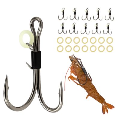 Puppet Live Shrimp Holder Double Hook Puppet Live Shrimp Holder Double Hook