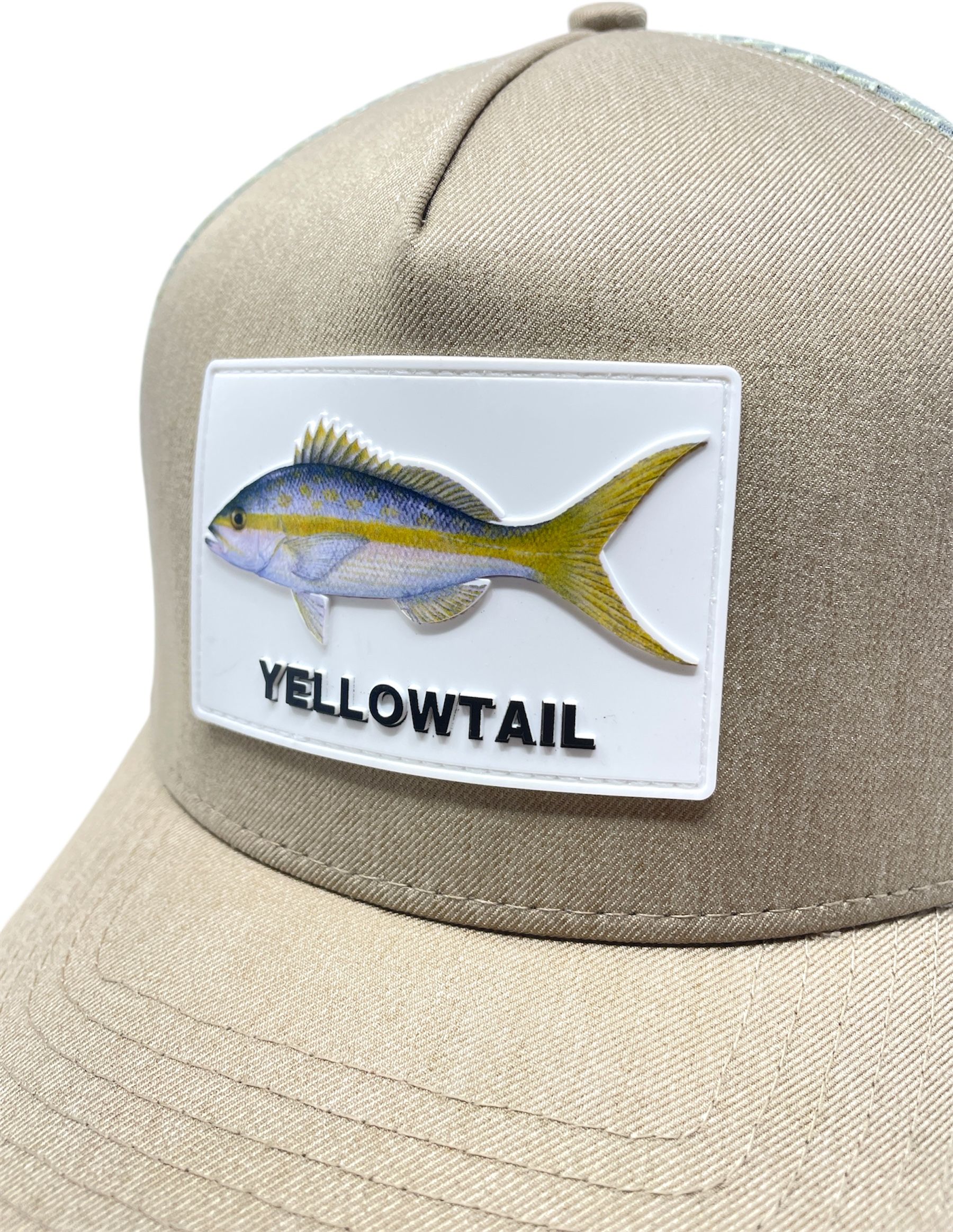 Classic Trucker Mesh Cap Rubberpatch Yellowtail