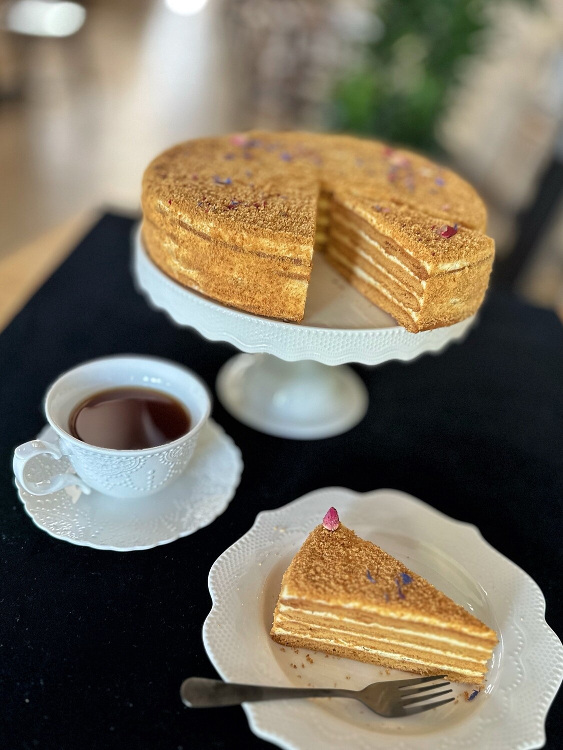 Honey cake (whole, serves 12-16)
