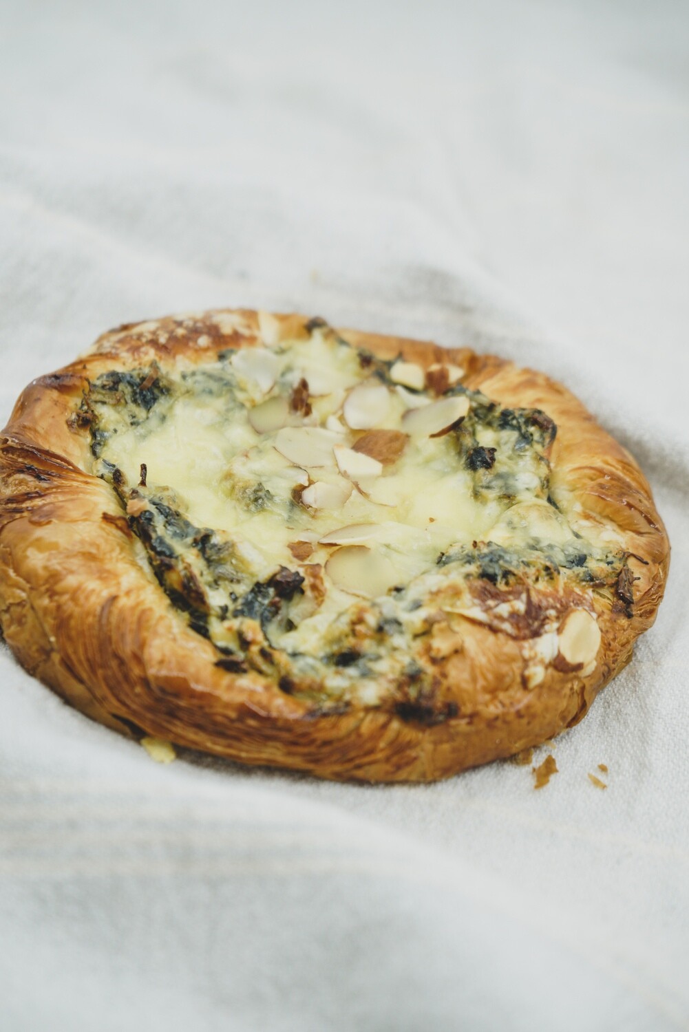 Savoury danish (feta, spinach)