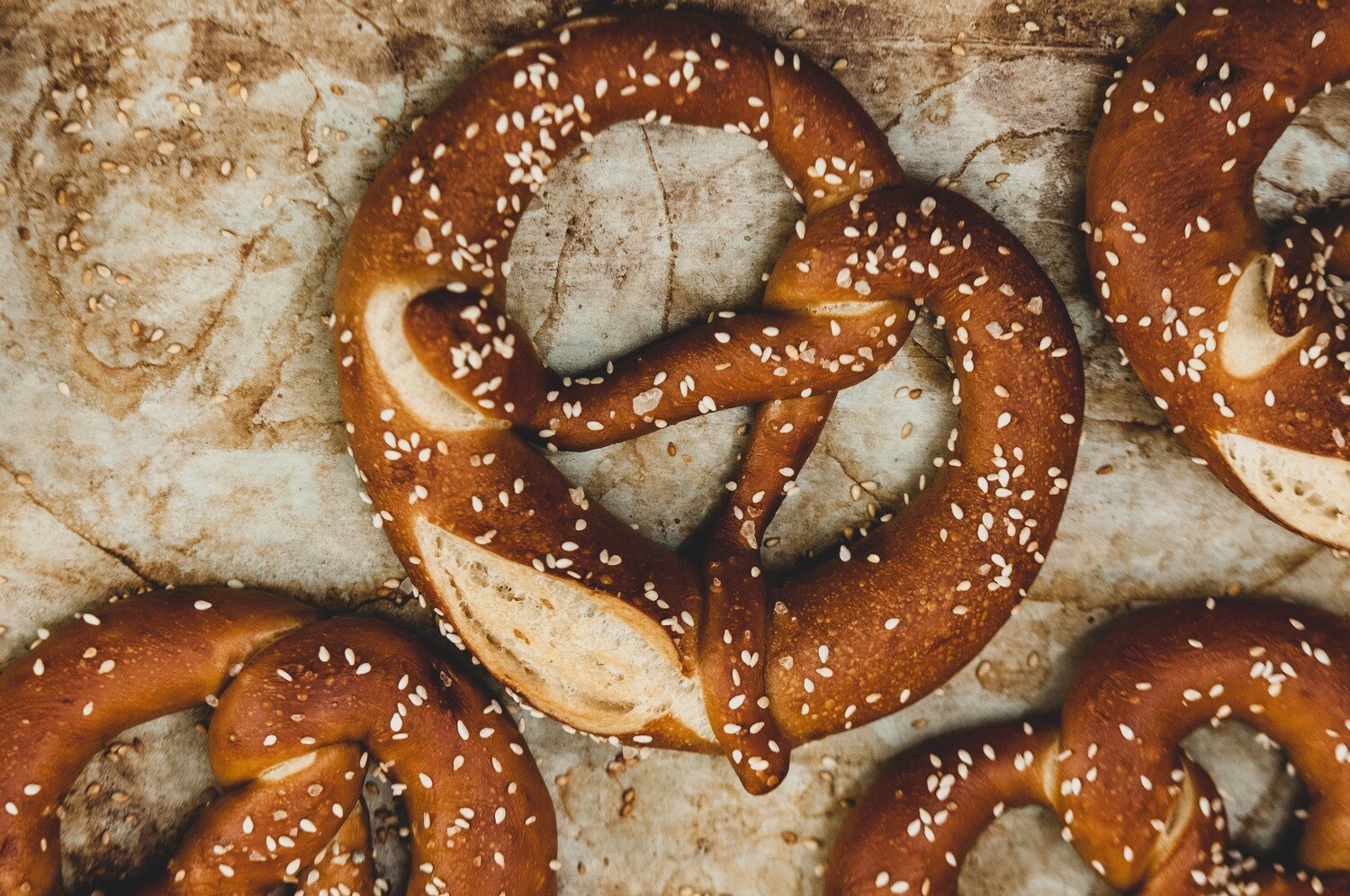 Giant soft Pretzel