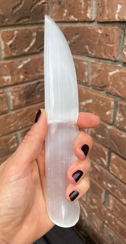 selenite knife 20cm
