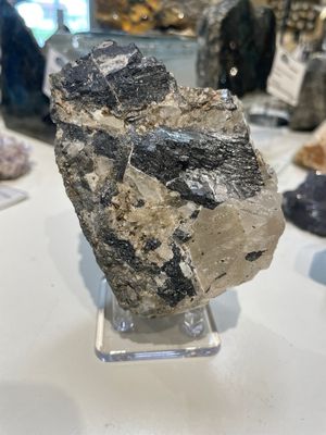 Ferberite With Quartz