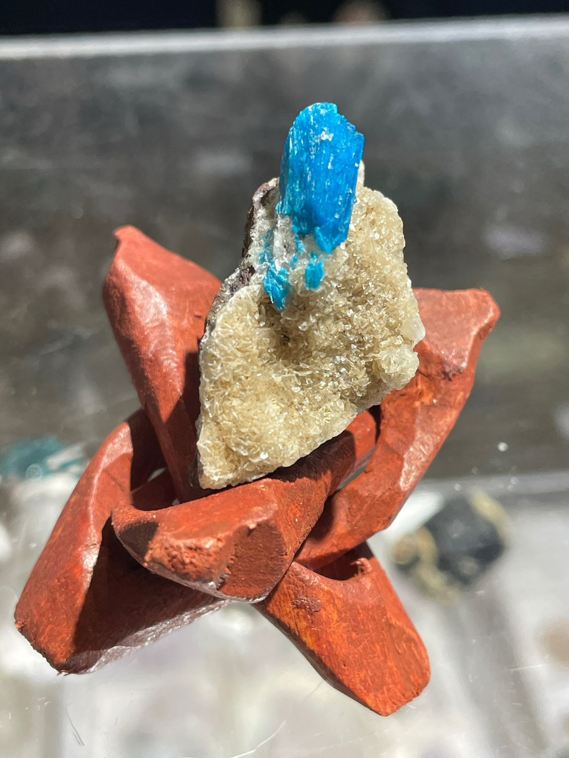 Cavansite w/ Calcite 60g