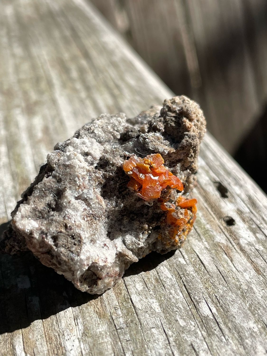 Wulfenite w/ Mimetite 35g