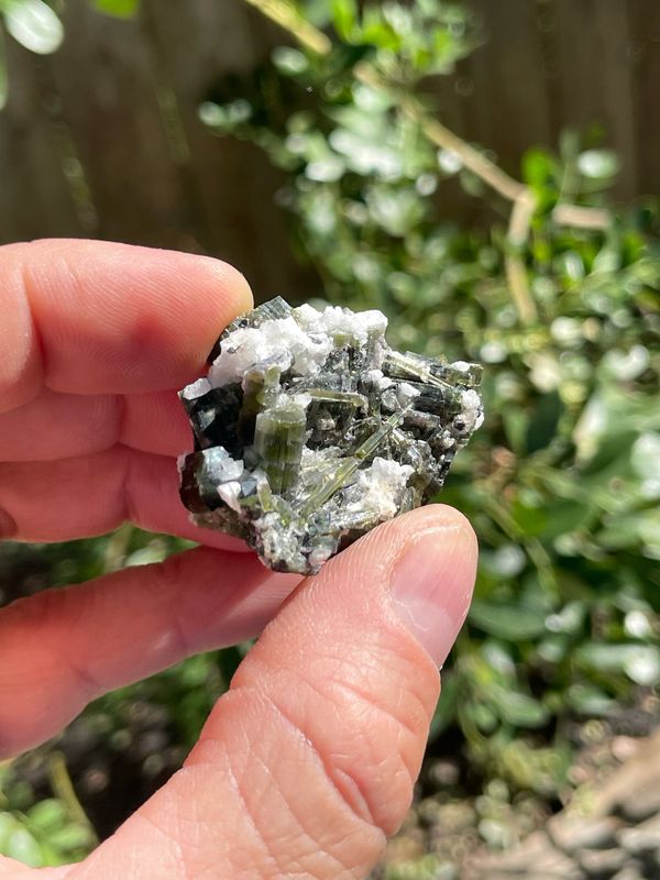 Verdelite, Quartz and Albite 25g