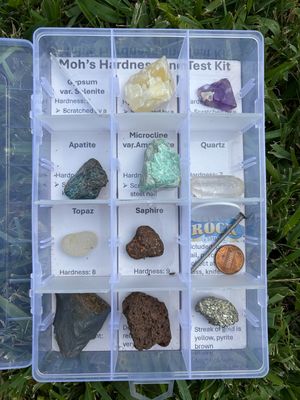 educational rock hardness kit