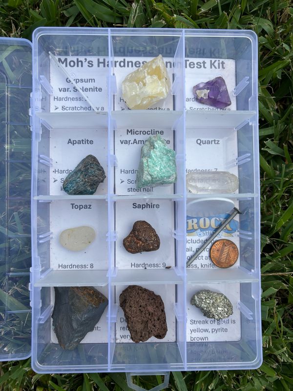 educational rock hardness kit