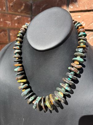 handmade boulder opal necklace (Sh) handmade boulder opal necklace (Sh)