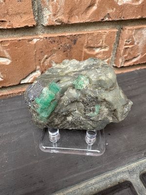 Raw Emerald In Matrix