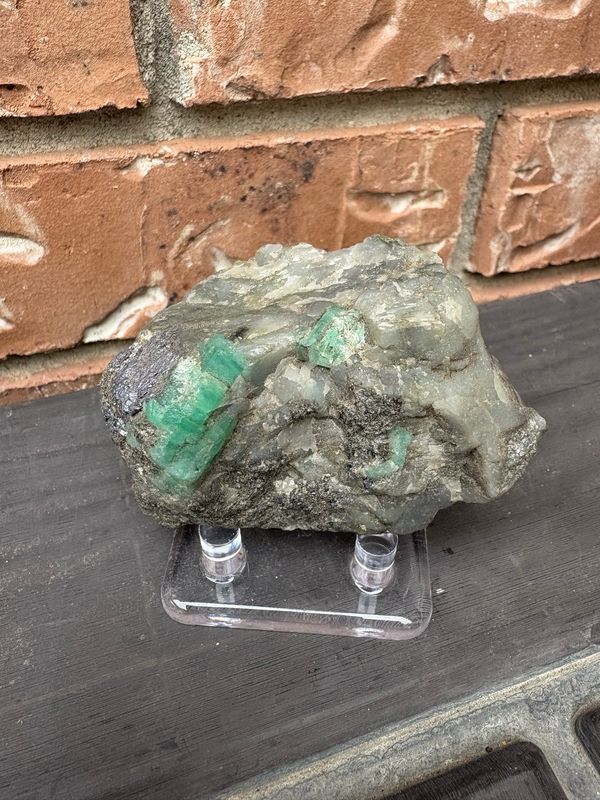 Raw Emerald In Matrix