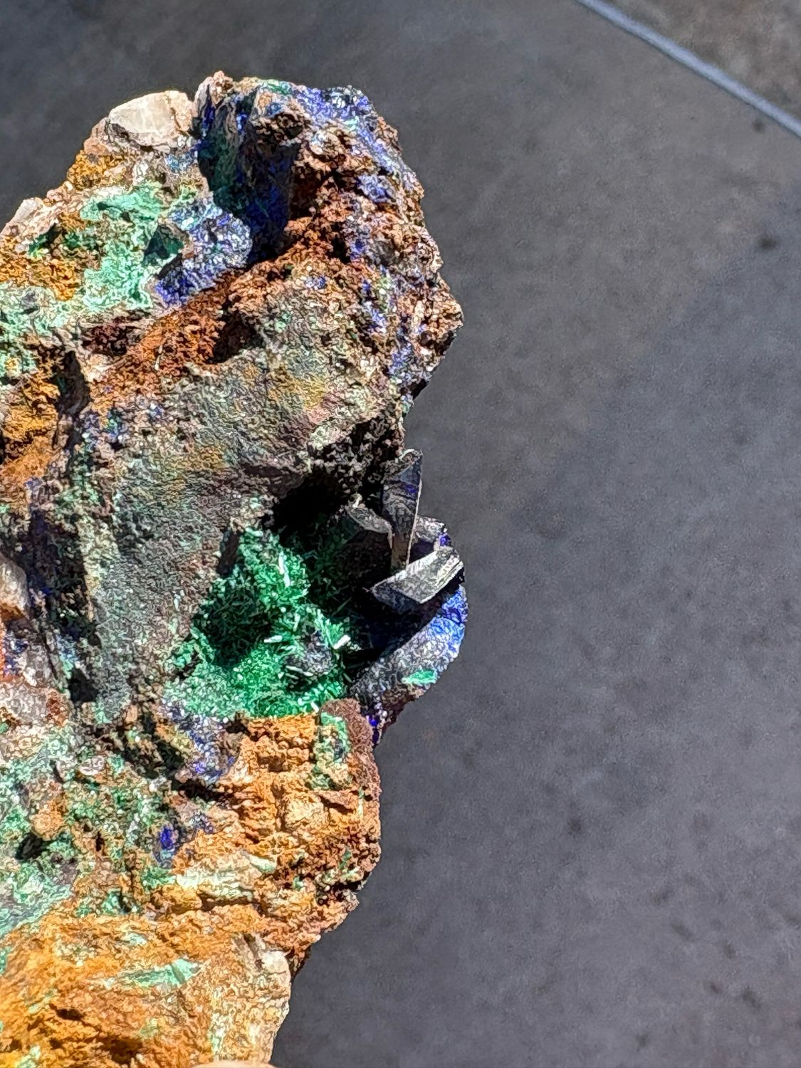 Azurite And Malachite In Matrix Azurite And Malachite In Matrix