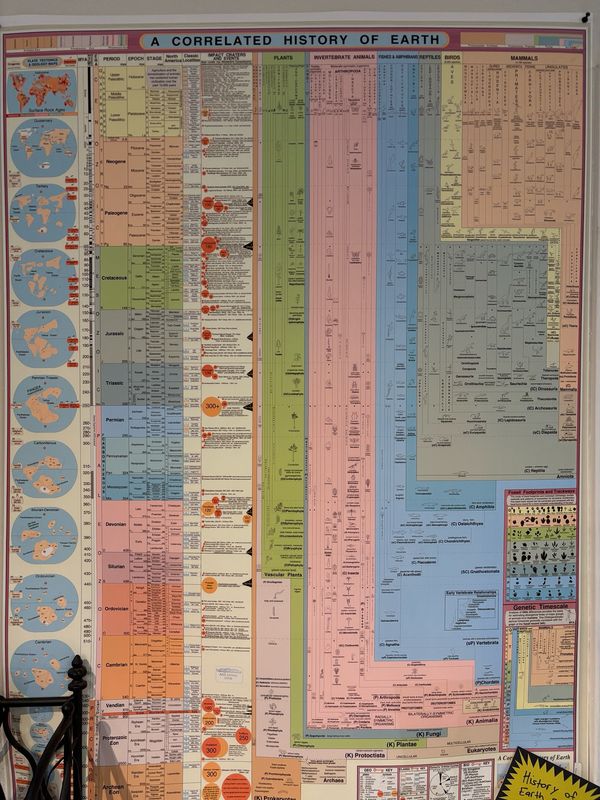 a correlated history of earth poster