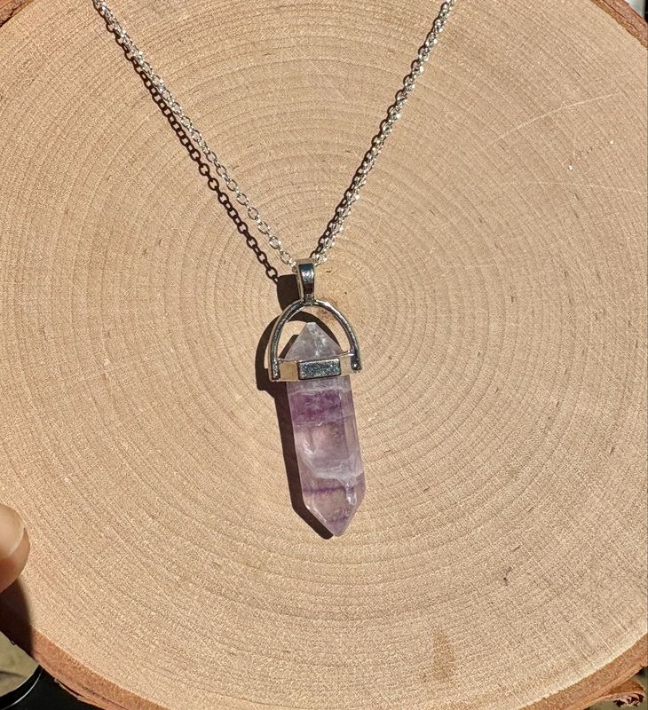 fluorite point necklace fluorite point necklace