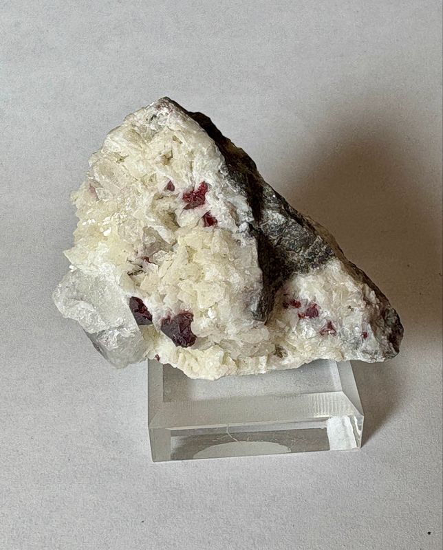 Cinnabar on Dolomite