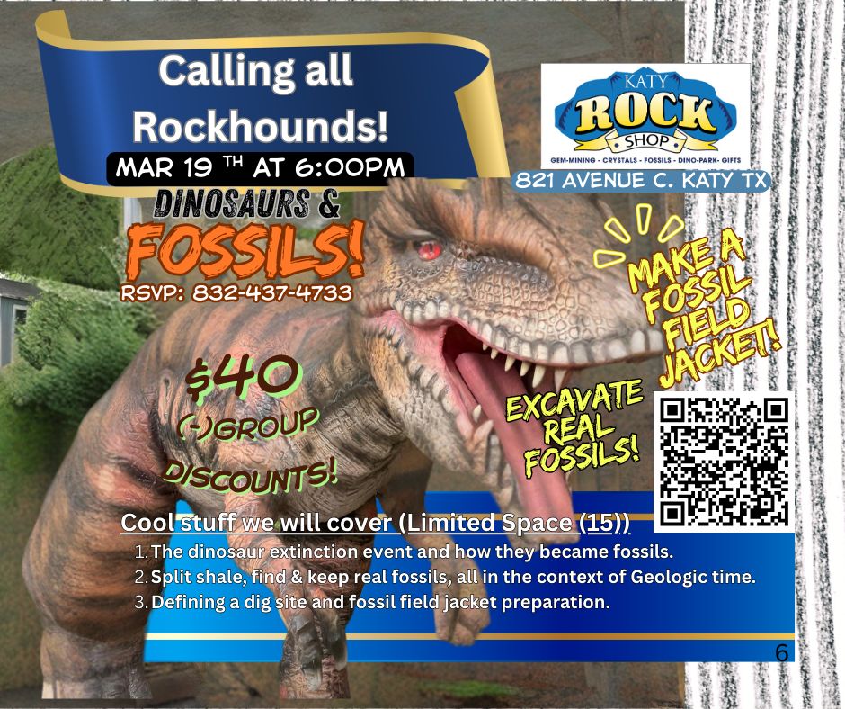 Earth Science Class for Rockhounds (age 13-adult) Earth Science Class for Rockhounds (age 13-adult)