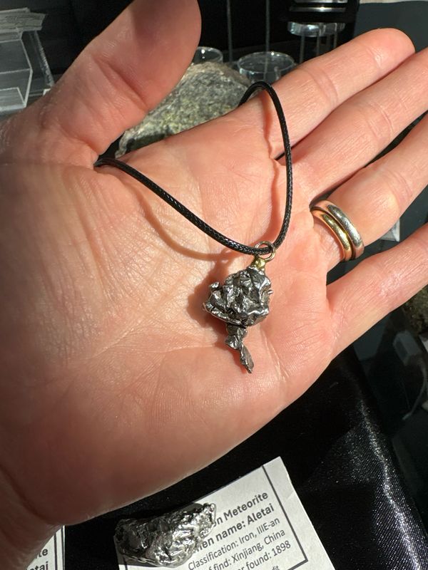 meteorite necklace