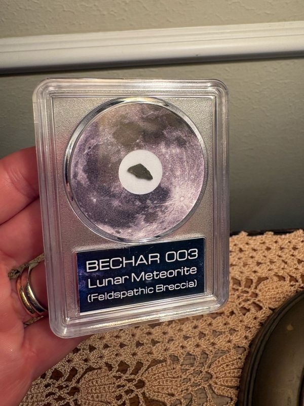 lunar meteorite Bechar 003 1/3in
