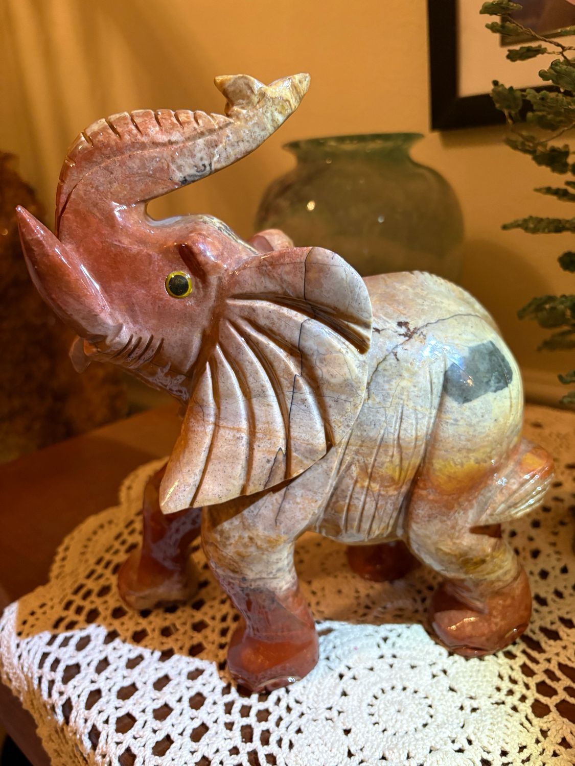 Elephant, Red Picture Jasper 10in 4.67kg