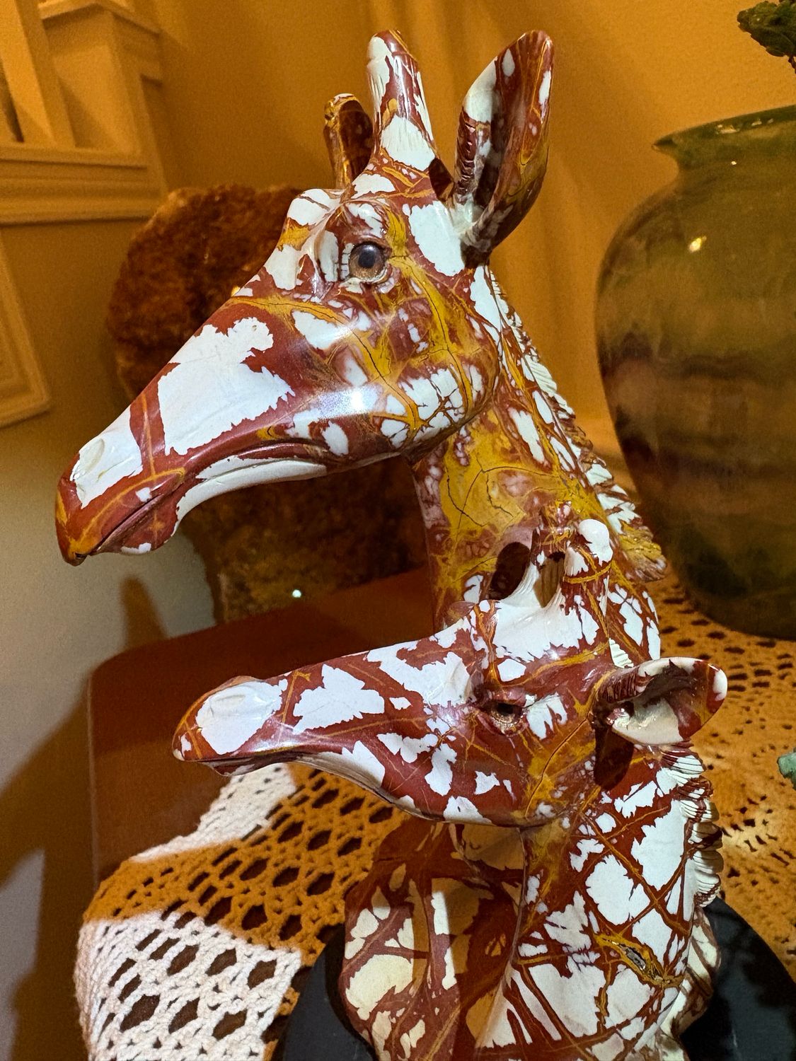 Noreena Jasper, Pair of Giraffes 10in 2.26kg