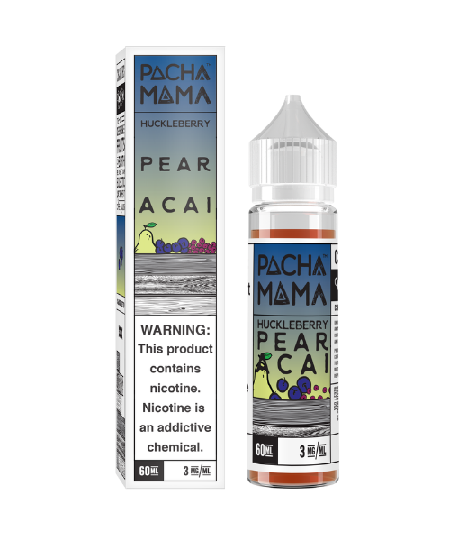 PACHA MAMA HUCKLEBERRY PEAR ACAI 3MG