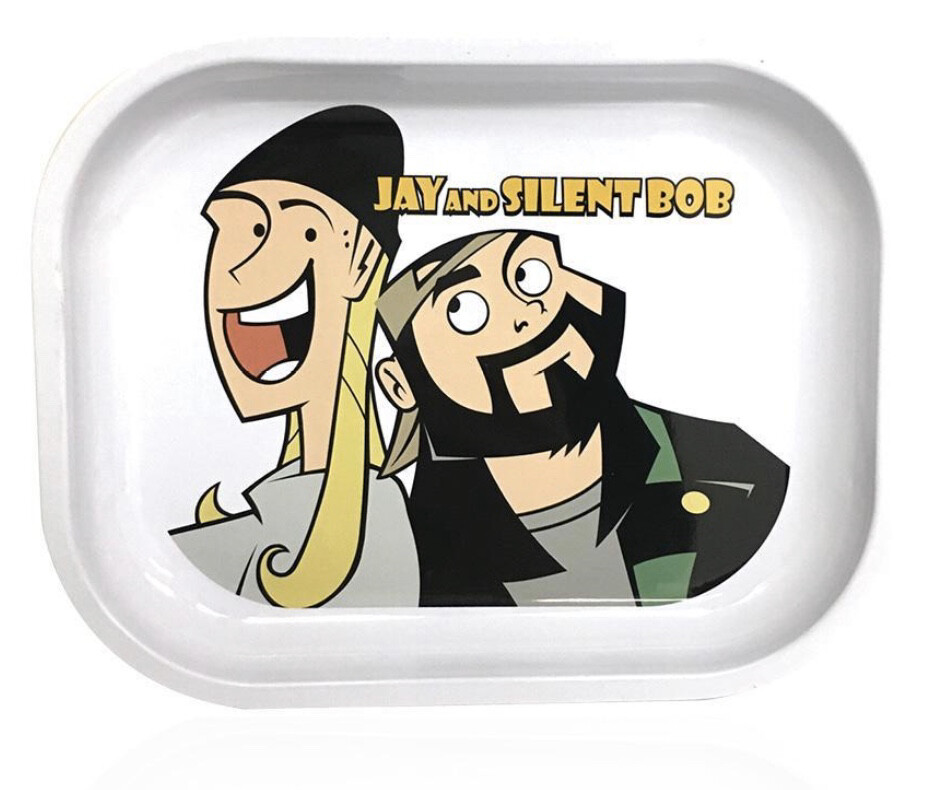 FAMOUS BRANDZ MEDIUM TRAY JAY AND SILENT BOB CARTOON