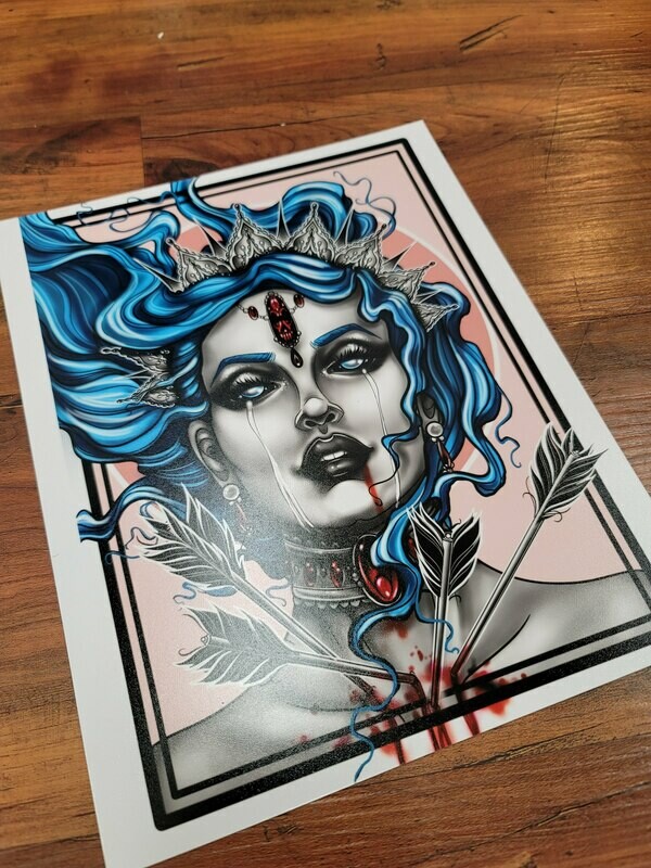 Print of Azure Despair