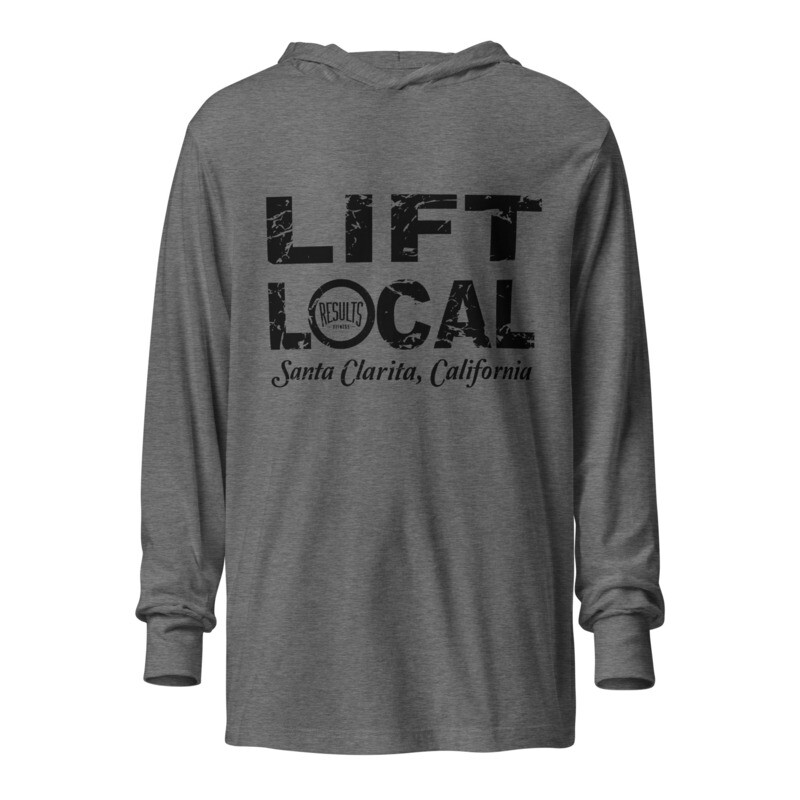 Hooded long-sleeve tee