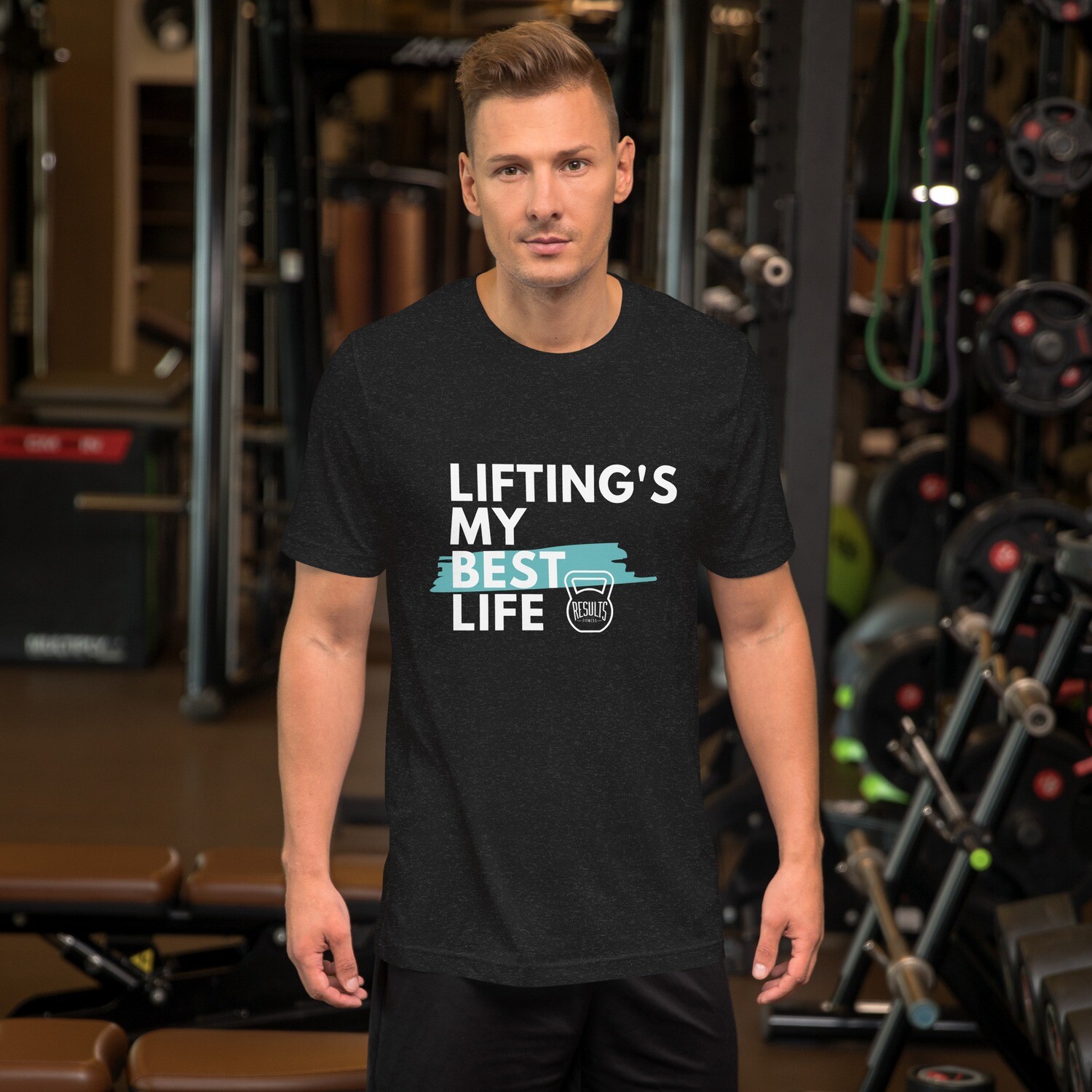 Unisex "Lifting is my best life" t-shirt