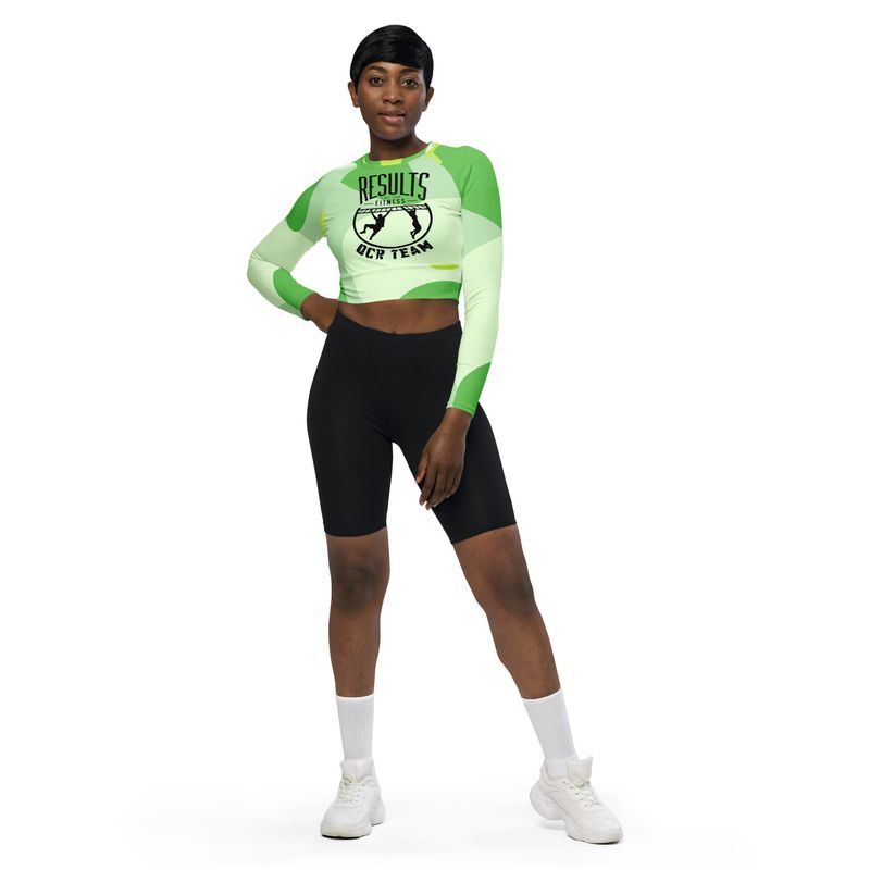 OCR Team long-sleeve crop top