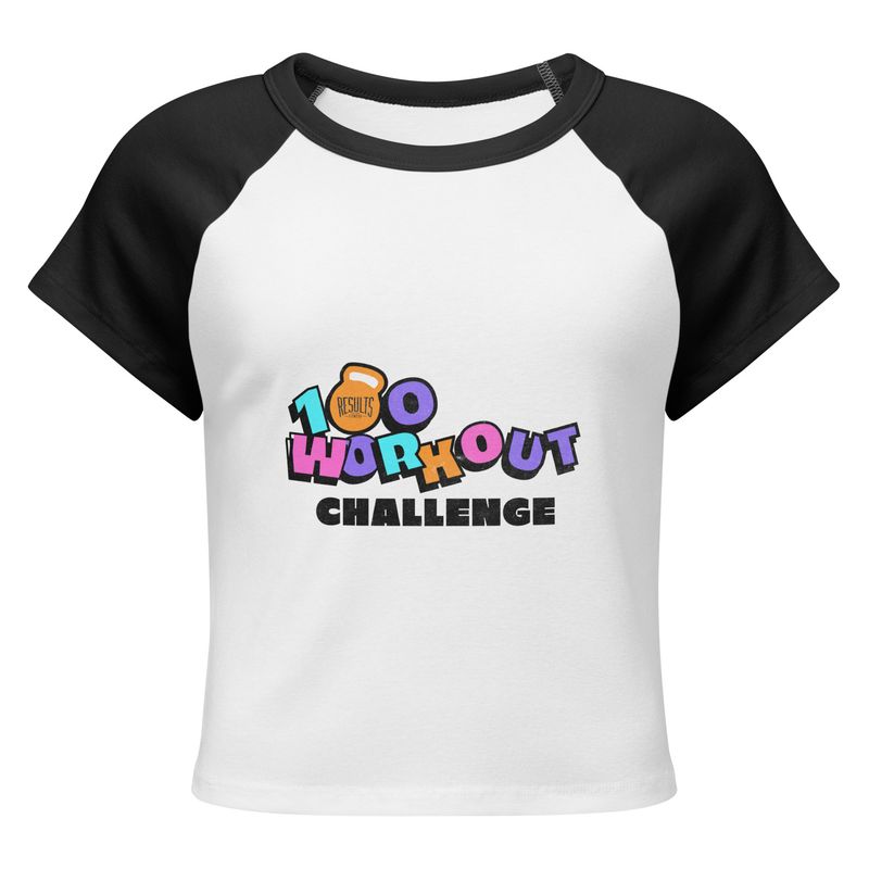 Women’s micro rib raglan baby tee