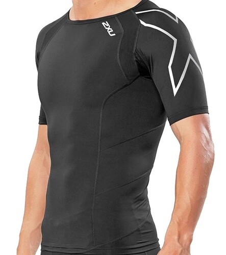Short Sleeve Compression Aerobic Top